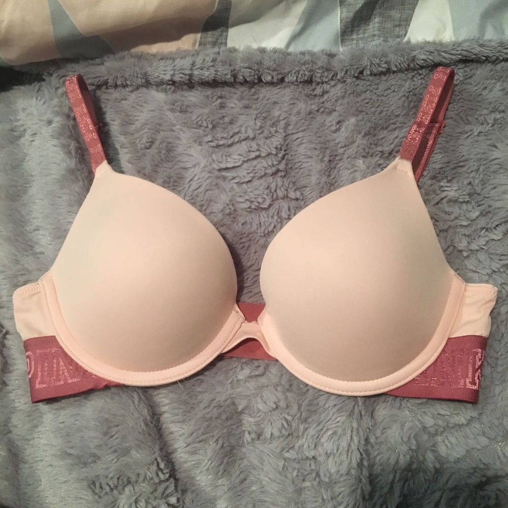 ‘Victoria’s Secret PINK’ Light Pink Push Up Bra